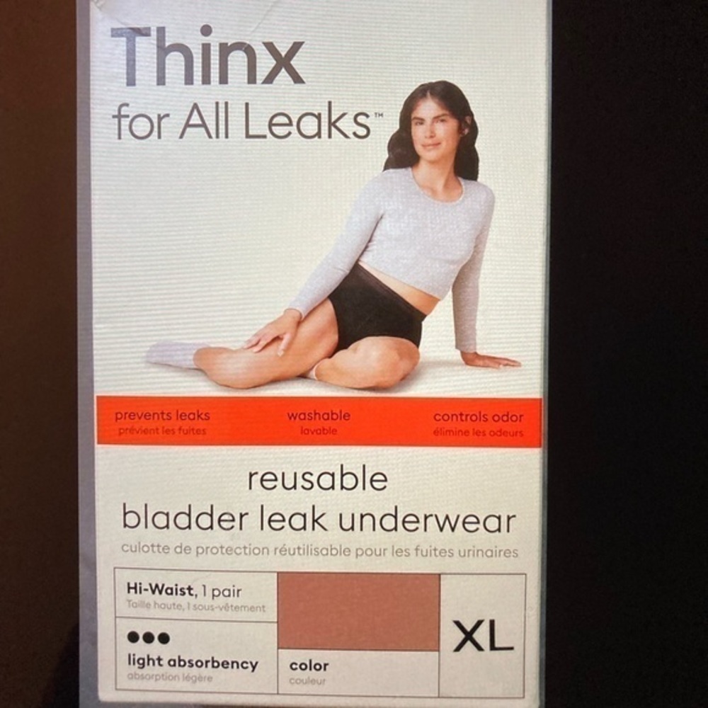 Thinx‎ for All Leaks Hi Waist Incontinence Underwear in Desert Rose - Medium